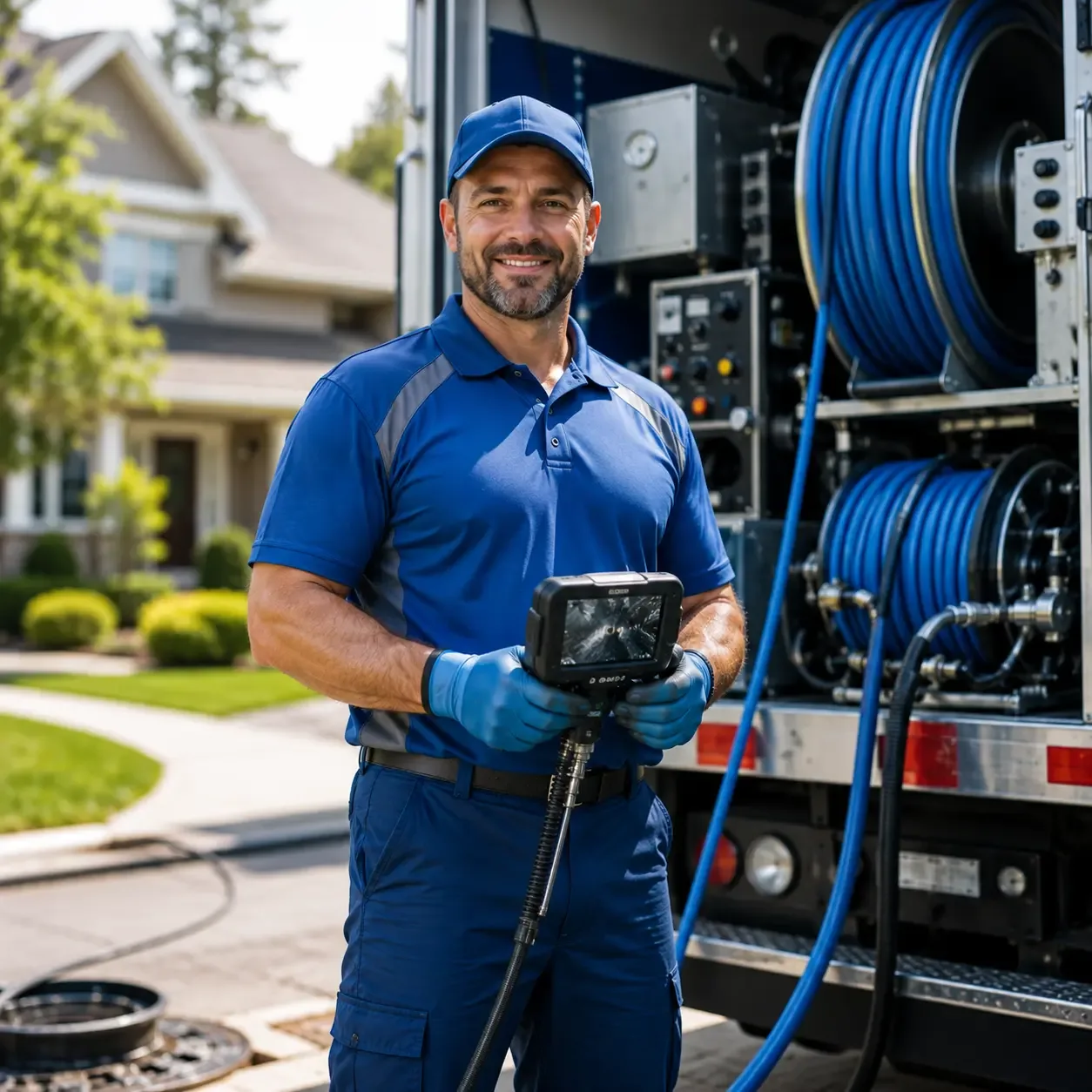 Local outdoor drain cleaning specialists in Black River, MI